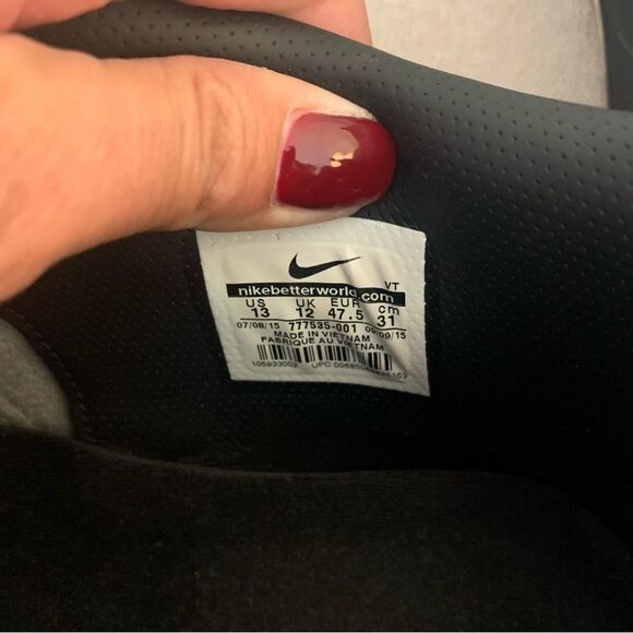 Nike Air Trainer Victor Cruz 'Wolf Grey' Leather 777535-001 Size 13 - Picture 10 of 10